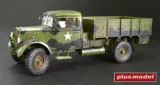 Resinová stavebnice Plus Model 1/35 Fordson WOT 3D, britský vojenský nákladní automobil — obrázek 2