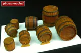 Resinové díly Plus Model 204 dřevěné sudy v měřítku 1/35 pro diorámata — obrázek 3