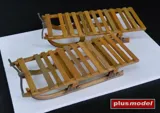 Resinová sada Plus Model 213 německé saně v měřítku 1/35 s dřevěnými prkýnky — obrázek 3