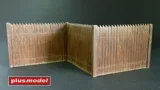 Plus Model 1/35 dřevěná ohrada – laserem řezané díly dřevěného plotu a hranolky pro diorámata — obrázek 2