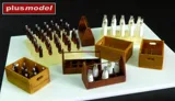 Resinová sada Plus Model 221 lahve na mléko a přepravky v měřítku 1/35 — obrázek 2
