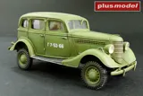 Resinová stavebnice Plus Model 1/35 GAZ 61-73 4x4 – díly, fotolepty a obtisky — obrázek 3