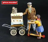 Resinové díly figurky flašinetáře Plus Model 291 v měřítku 1/35 — obrázek 2