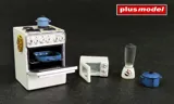 Resinová sada Plus Model 293 sporák v měřítku 1/35 s díly a aršíkem fotoleptů — obrázek 2