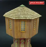 Sádrové a resinové díly dioramatického doplňku Plus Model 315 vodní věž v měřítku 1/35 — obrázek 3