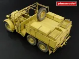 Resinová stavebnice Plus Model 1/35 Morris CDSW Gun tractor – díly, fotolepty a obtisky britského tahače — obrázek 4