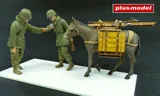 Resinový set Plus Model 323 američtí pěšáci s mulou v měřítku 1/35 — obrázek 2