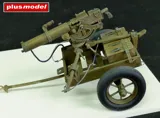 Resinová sada Plus Model 400 1/35 americký ruční vozík M3A1 s kulometem Browning — obrázek 3