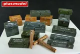 Sada Plus Model 4021 muniční bedny Německo 2. světová válka v měřítku 1/48 — obrázek 2