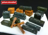Sada Plus Model 4021 muniční bedny Německo 2. světová válka v měřítku 1/48 — obrázek 3