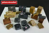 Resinová sada Plus Model 4023 muniční a zdravotnické bedny Německo 1/48 — obrázek 2