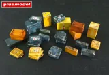 Resinová sada Plus Model 4023 muniční a zdravotnické bedny Německo 1/48 — obrázek 3