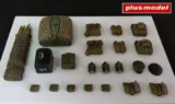 Resinové díly Plus Model 4047 britské batohy 1. světové války v měřítku 1/48 — obrázek 2