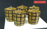 Resinové díly Plus Model 430 nádoby na kyselinu v měřítku 1/35 pro diorámata — obrázek 2