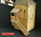 Stavebnice Plus Model 469 větrný mlýn v měřítku 1/35 z laserem řezaných dřevěných dílů — obrázek 3