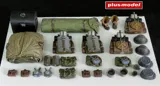 Resinové díly Plus Model 483 francouzské batohy WWI v měřítku 1/35 — obrázek 2