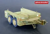 Resinová stavebnice Plus Model 1/35 US přívěs M7 tandem axle, díly z resinu a 3D tisku — obrázek 3