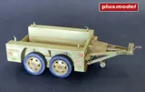 Resinová stavebnice Plus Model 1/35 US přívěs M7 tandem axle, díly z resinu a 3D tisku — obrázek 4