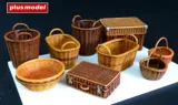 Resinová sada Plus Model 537 proutěné košíky velké v měřítku 1/35 — obrázek 2