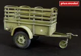 Resinová stavebnice Plus Model 539 americký 1tunový přívěs Ben Hur v měřítku 1/35 — obrázek 2