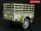 Resinová stavebnice Plus Model 539 americký 1tunový přívěs Ben Hur v měřítku 1/35 — obrázek 3