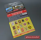 Sada Plus Model 570 – francouzské plechové reklamní cedule 30. a 40. let v měřítku 1/35 — obrázek 2