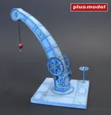 Resinová stavebnice Plus Model 573 ruční přístavní jeřáb v měřítku 1/35 — obrázek 2