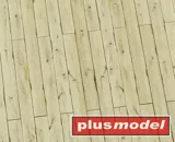 Plus Model 584 podlaha světlé dřevo 1/35, tištěný list 130 × 190 mm pro dioráma — obrázek 2