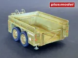 Stavebnice Plus Model 596 1/35 americký přívěs M13 s tandemovou nápravou, resinové díly — obrázek 2