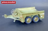 Stavebnice Plus Model 596 1/35 americký přívěs M13 s tandemovou nápravou, resinové díly — obrázek 3