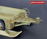Stavebnice Plus Model 1/35 US trailer M18 tandem axle, americký přívěs, resin a 3D tisk — obrázek 3
