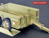 Stavebnice Plus Model 1/35 US trailer M18 tandem axle, americký přívěs, resin a 3D tisk — obrázek 5