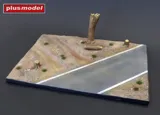 Podstavec pro diorámata Plus Model 623 v měřítku 1/35 – resinová základna s pouštní silnicí — obrázek 2