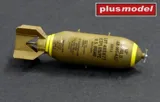 Sada Plus Model AL3022 americké pumy 500 lb 1/32 – čtyři 3D tištěné pumy s fotolepty — obrázek 2