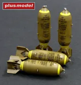 Sada Plus Model AL3022 americké pumy 500 lb 1/32 – čtyři 3D tištěné pumy s fotolepty — obrázek 3