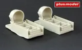 Doplňková sada Plus Model AL4069 C-47 Skytrain závěsníky pro zásobovací kontejnery 1/48 — obrázek 2
