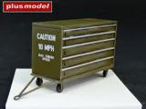 Resinová sada Plus Model AL4075 letištní nářaďový box USAF v měřítku 1/48 — obrázek 2