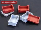 3D tištěné plastové přepravky Plus Model DP3002 v měřítku 1/35, šest kusů ve třech velikostech — obrázek 2