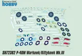 Krabice stavebnice Special Hobby SH72382 P-40M Warhawk v měřítku 1/72 — obrázek 12