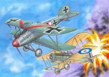 Krabice stavebnice Valom 14418 RAF S.E.5a vs Albatros D.V v měřítku 1/144 — obrázek 2
