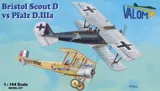 Krabice stavebnice Valom 14436 Bristol Scout D vs Pfalz D.IIIa v měřítku 1/144 — obrázek 2