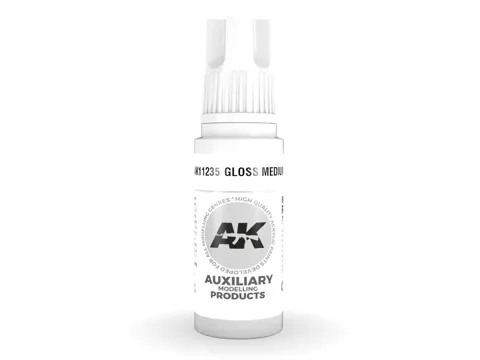Lahvička AK Acrylics 3GEN Gloss Medium lesklé médium 17 ml