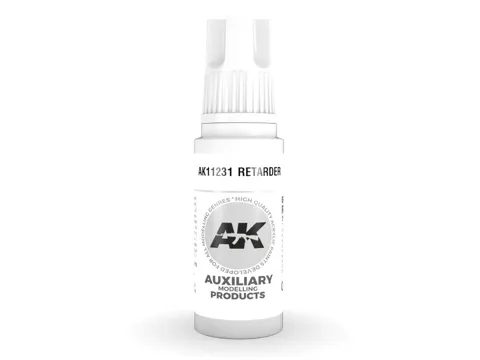 Lahvička AK Acrylics 3GEN Retarder AK11231 zpomalovač schnutí akrylových barev 17 ml