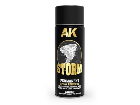 Sprej AK Interactive AK12037 Storm Permanent Spray Adhesive, permanentní lepidlo 400 ml