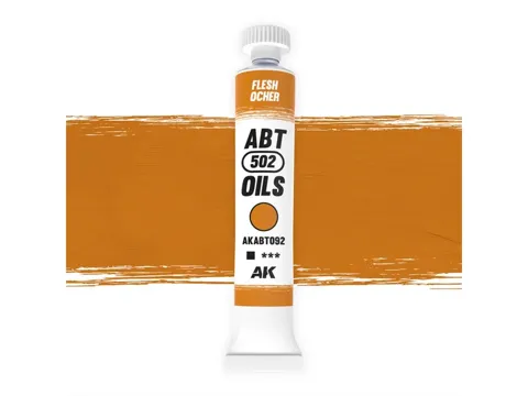 Tuba olejové barvy AK Interactive Oil Paints ABT092 pleťový okr 20 ml