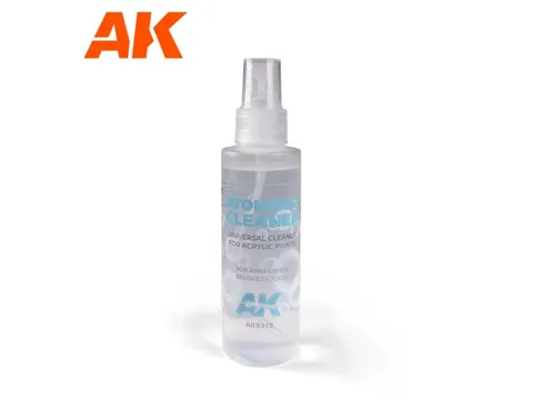Lahvička s rozprašovačem AK Interactive AK9315 Atomizer Cleaner for Acrylic 125 ml