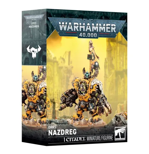 Plastiková figurka Games Workshop Warhammer 40,000 Orks: Nazdreg, warlord klanu Bad Moons