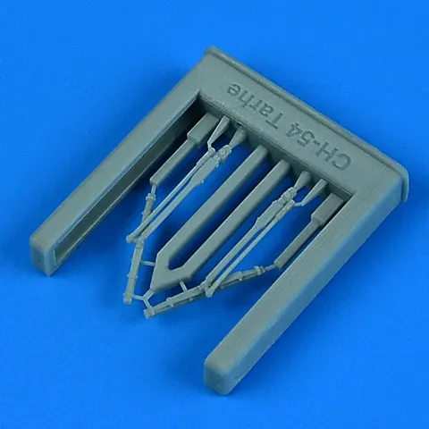 Resinové stěrače překrytu Quickboost QB72753 pro CH-54 Tarhe v měřítku 1/72