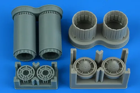 Resinové výstupní trysky motorů Aires 7406 pro F-4E Phantom II v měřítku 1/72