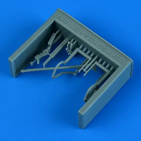 Resinové doplňky kokpitu Quickboost QB32368 pro He 162A-1/2 v měřítku 1/32